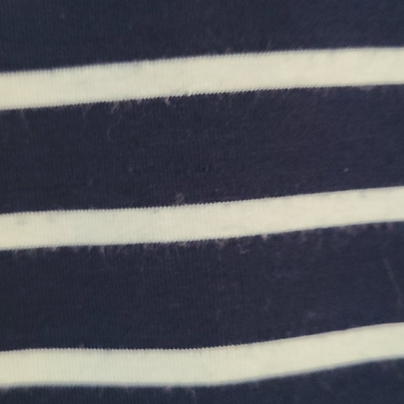 Market & Spruce Navy/White T-shirt - Picture 3 of 3